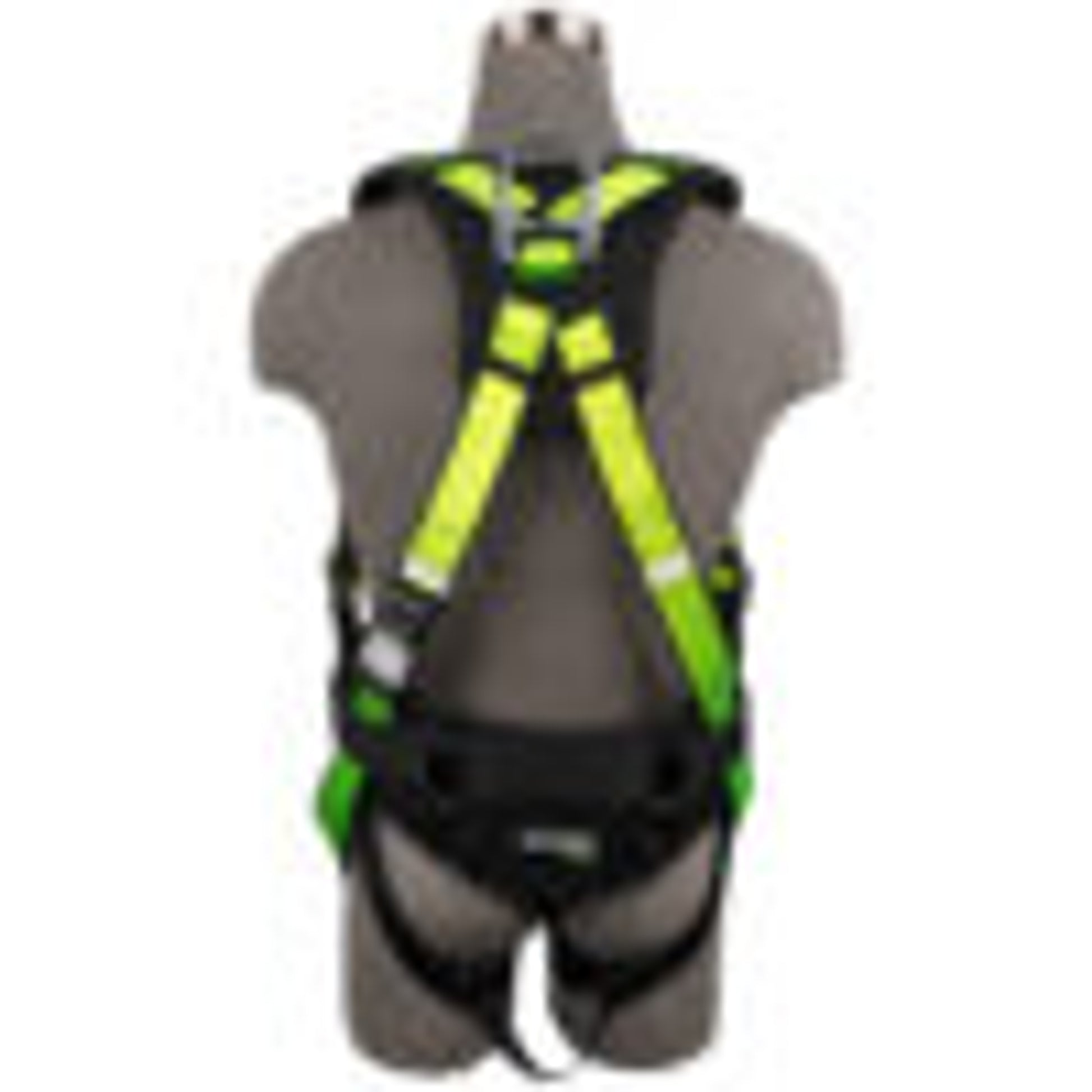 Safewaze PRO Construction Harness: 3D, QC Chest, QC Legs, Free Floating Waist Pad (3X) - 021-1455
