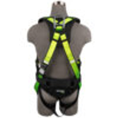 Safewaze PRO Construction Harness: 3D, QC Chest, QC Legs, Free Floating Waist Pad (3X) - 021-1455