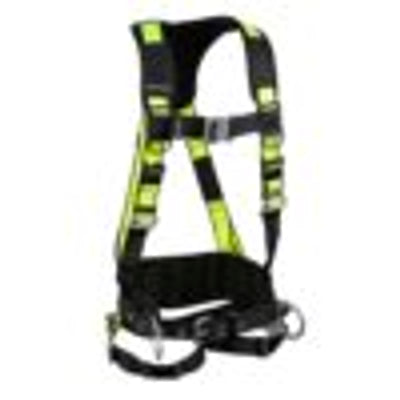 Safewaze PRO Construction Harness: 3D, QC Chest, QC Legs, Free Floating Waist Pad (3X) - 021-1455