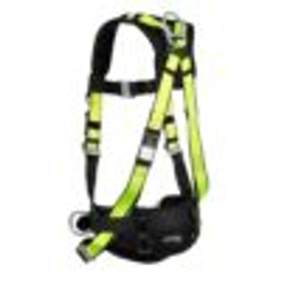 Safewaze PRO Construction Harness: 3D, QC Chest, QC Legs, Free Floating Waist Pad (3X) - 021-1455