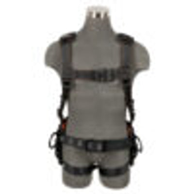 Safewaze V-Select Construction Harness: 3D, QC Chest, TB Legs (XL/2X) - 021-1728