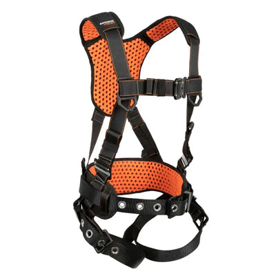 Safewaze V-Select Construction Harness: 1D, QC Chest, TB Legs (3X) - 021-1741