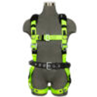 Safewaze Reflective Harness: 1D, MB Chest, TB legs, Mining belt (3X) - 021-1815