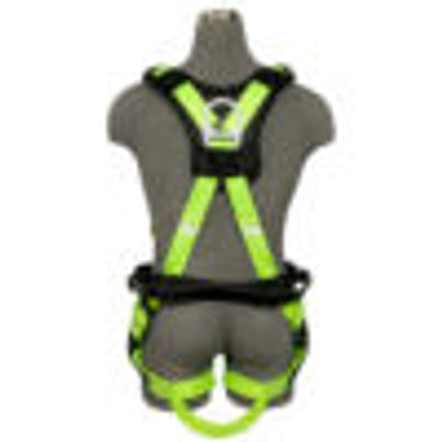 Safewaze Reflective Harness: 1D, MB Chest, TB legs, Mining belt (3X) - 021-1815