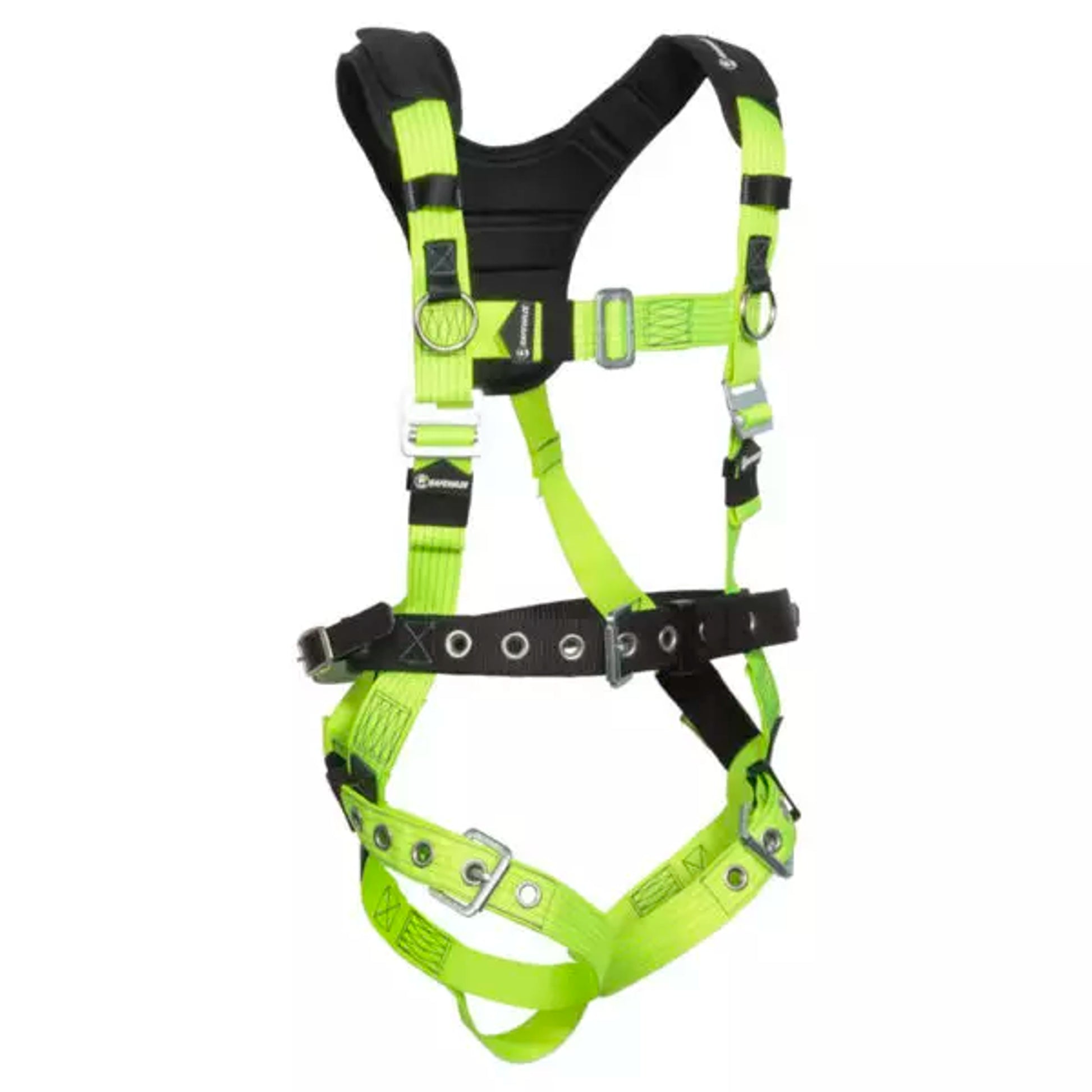 Safewaze Reflective Harness: 1D, MB Chest, TB legs, Mining belt (XL) - 021-1813