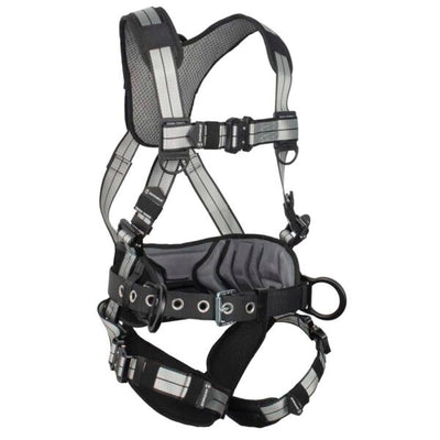 Safewaze PRO+ Slate Construction Harness: Alu 3D, Alu QC Chest/Legs (S) - 021-1818
