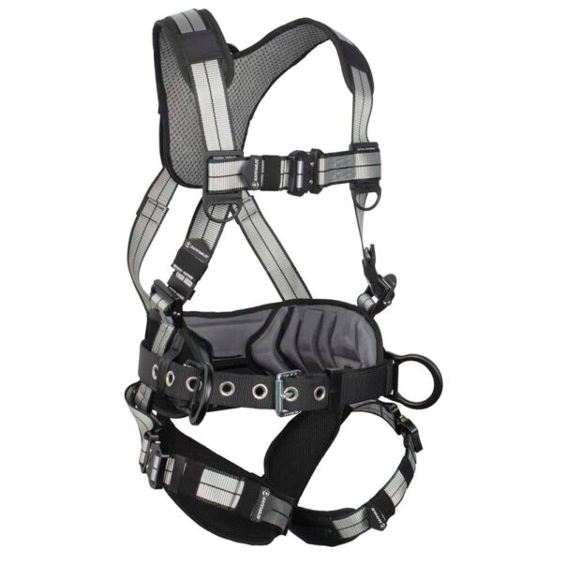 Safewaze PRO+ Slate Construction Harness: Alu 3D, Alu QC Chest/Legs (L) - 021-1820