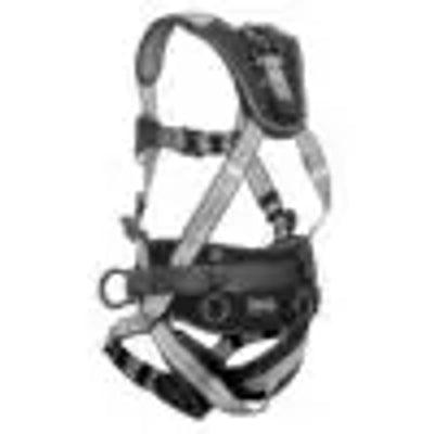 Safewaze PRO+ Slate Construction Harness: Alu 3D, Alu QC Chest/Legs (L) - 021-1820