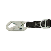 Safewaze Leading Edge 6' Energy Absorbing Lanyard: Dual Leg, D-ring, Snap Hooks - 021-2062