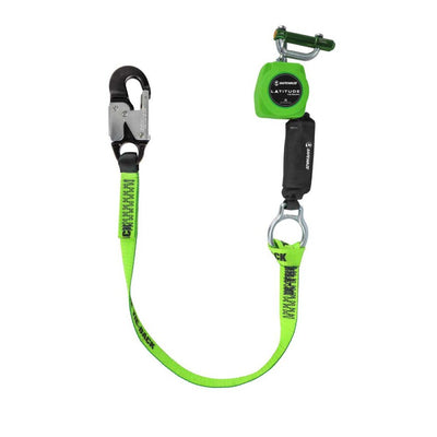 Safewaze Latitude 6' Tie-Back Single Web SRL: 9013, 37" SL Tie-Back, Alu Snap - 021-5282