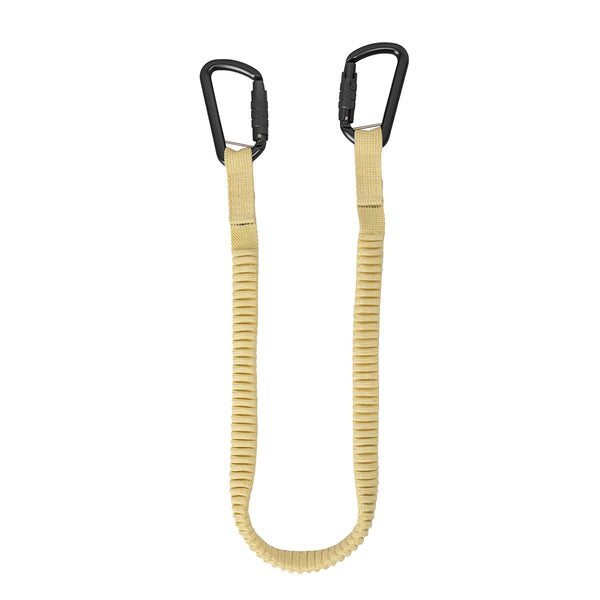 Safewaze 15 lb. Arc Flash Elasticated Tool Tether: 2 Carabiners - 022-10005