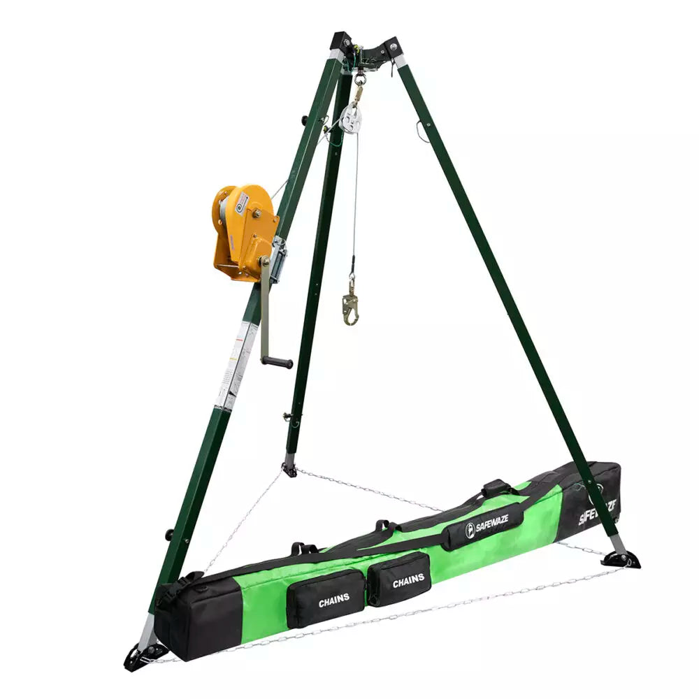 Safewaze 10' Tech Tripod Kit: 65' Material Winch - 022-11037
