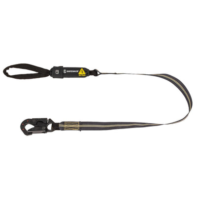 Safewaze Arc Flash 6' Energy Absorbing Lanyard: Aramid, Dielectric Snap Hook, Soft Loop - 022-2087