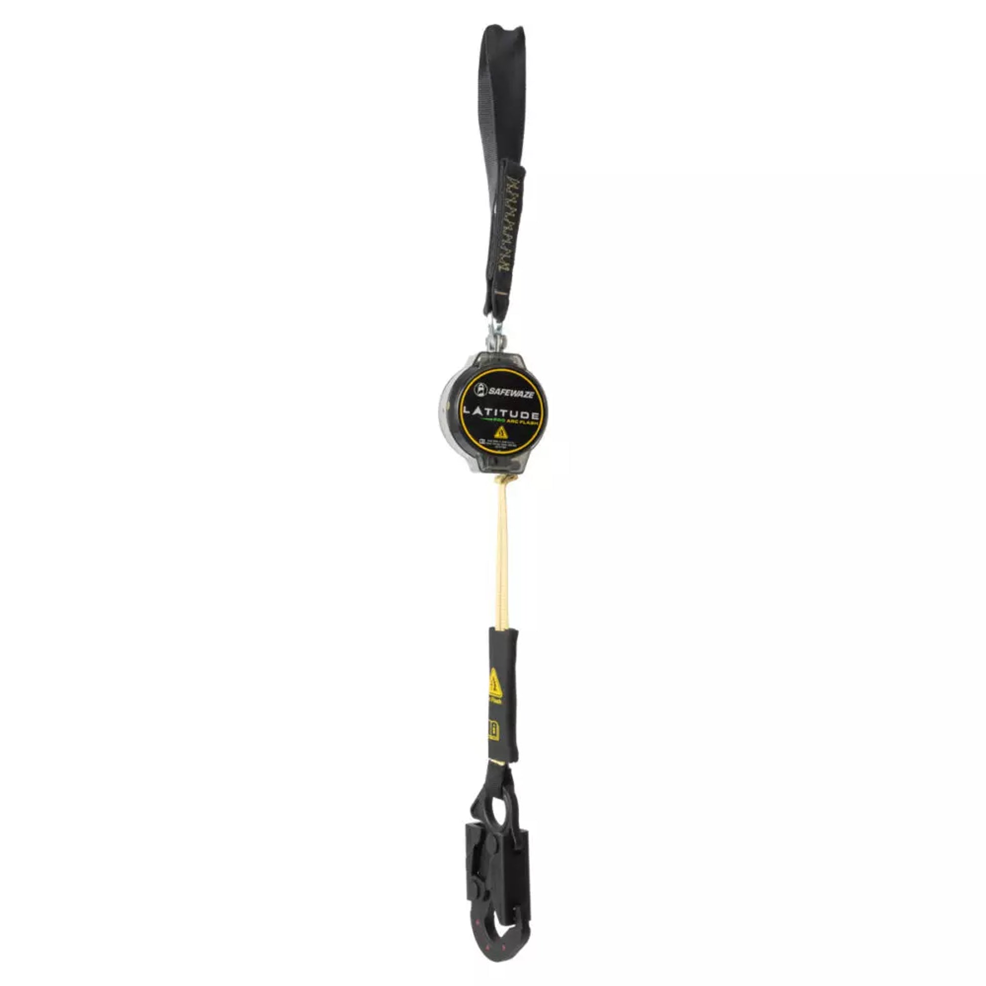 Safewaze Latitude Pro Arc Flash 7' Single Web SRL: Aramid Soft Loop, DE Snap Hook - 022-5308