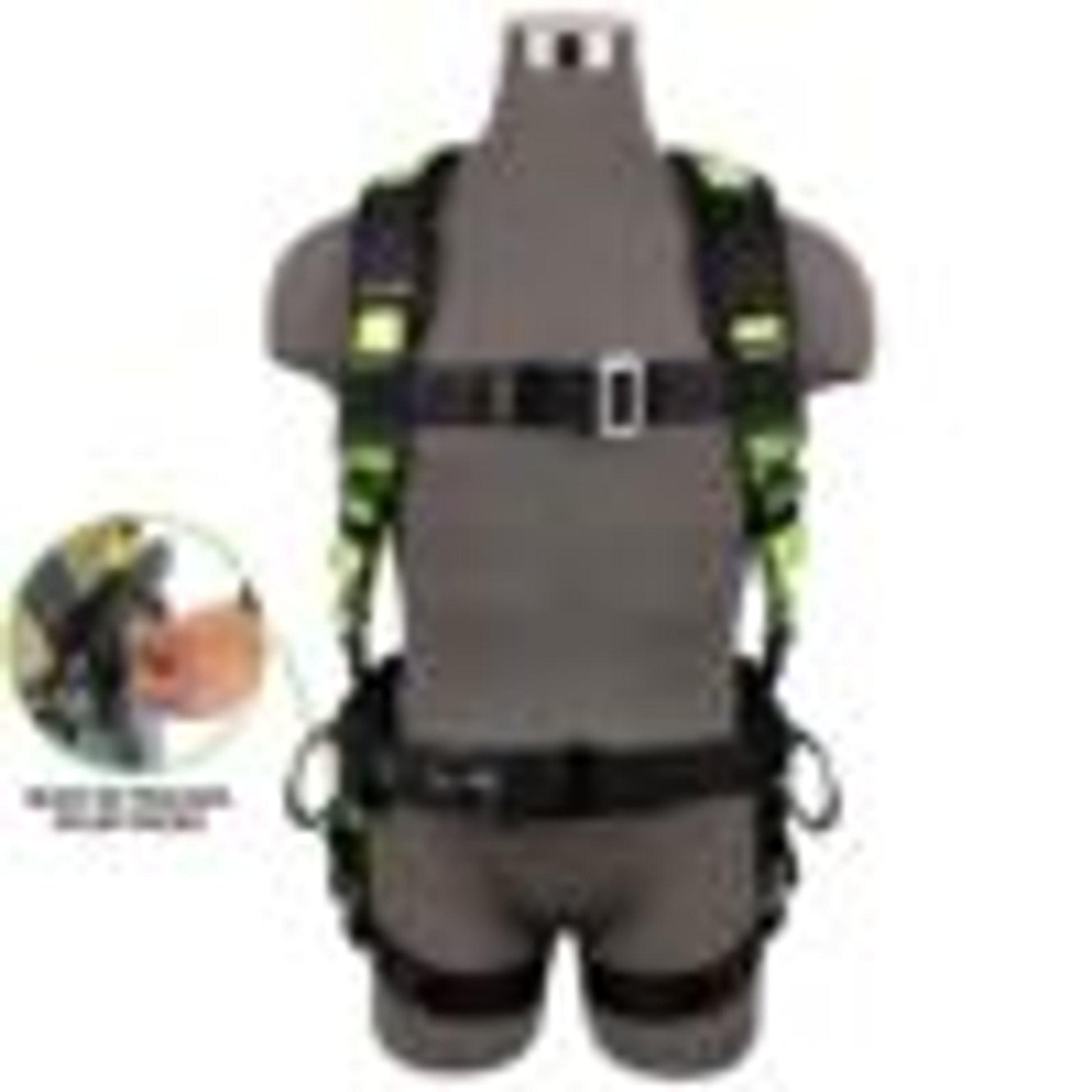 Safewaze PRO Construction Harness: 3D, MB Chest, TB Legs, Trauma relief (XL) - 023-1231