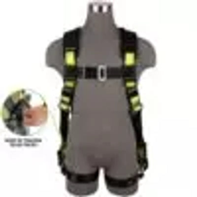 Safewaze PRO Harness: 1D, MB Chest, TB Legs, Trauma relief (XS) - 023-1235