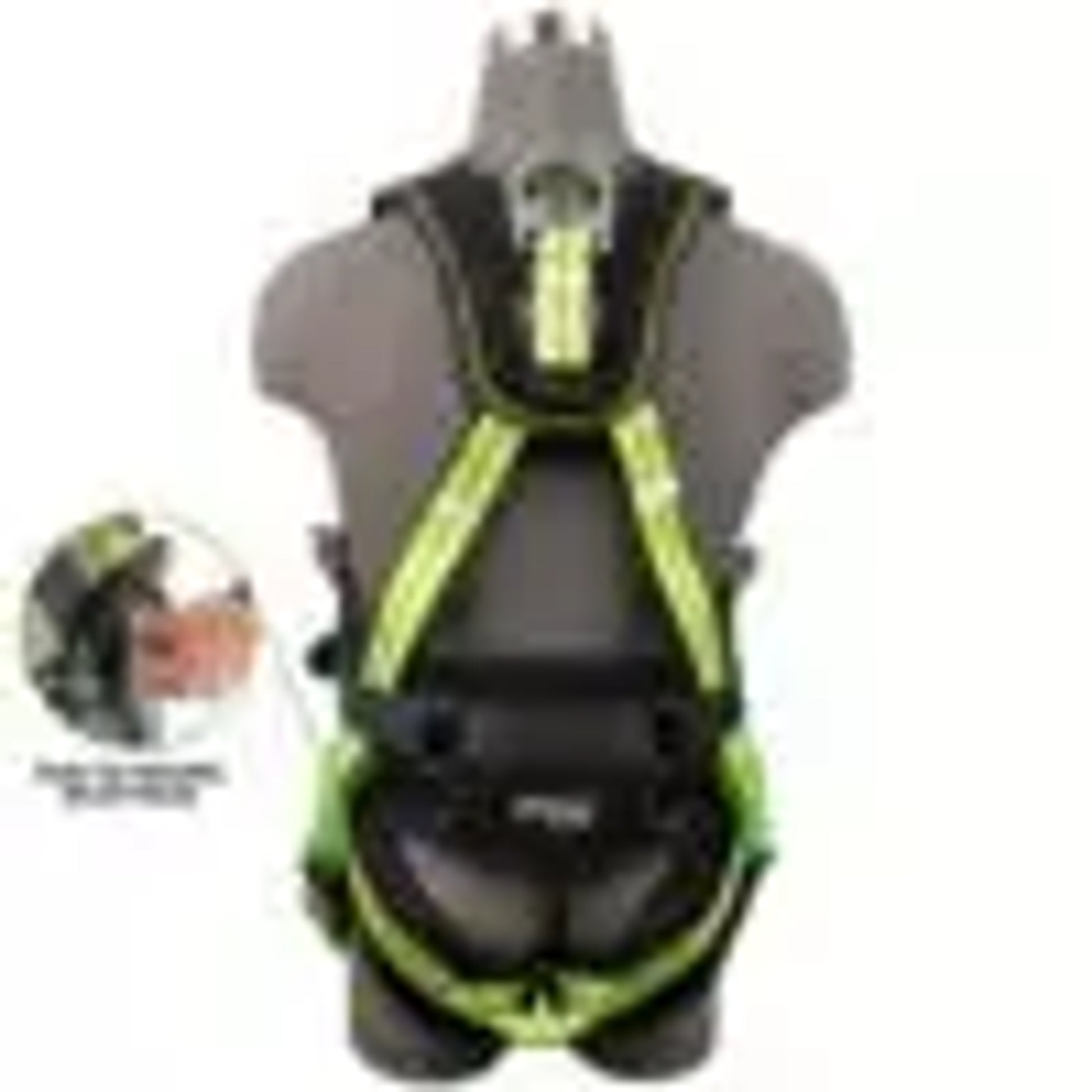 Safewaze PRO+ Construction Harness: 3D, QC Chest, TB Legs, Trauma relief (2X) - 023-1246