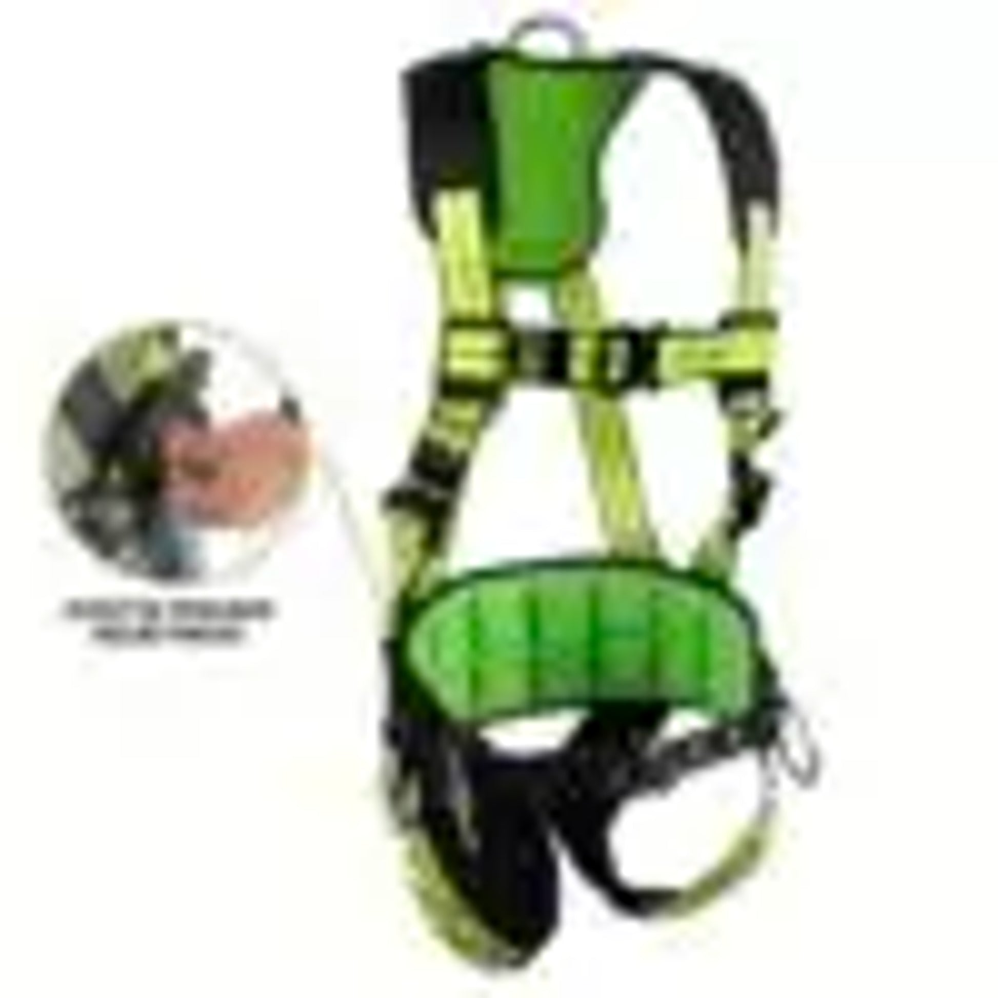 Safewaze PRO+ Construction Harness: 3D, QC Chest, TB Legs, Trauma relief (2X) - 023-1246