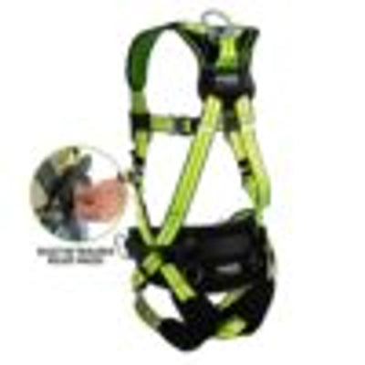 Safewaze PRO+ Construction Harness: 3D, QC Chest, TB Legs, Trauma relief (2X) - 023-1246