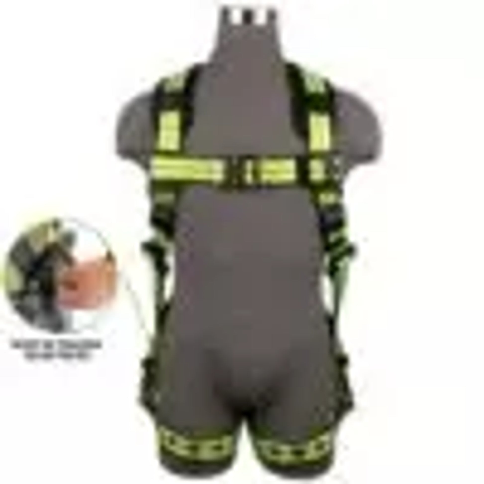 Safewaze PRO+ Harness: 1D, QC Chest, TB Legs, Trauma relief (3X) - 023-1253