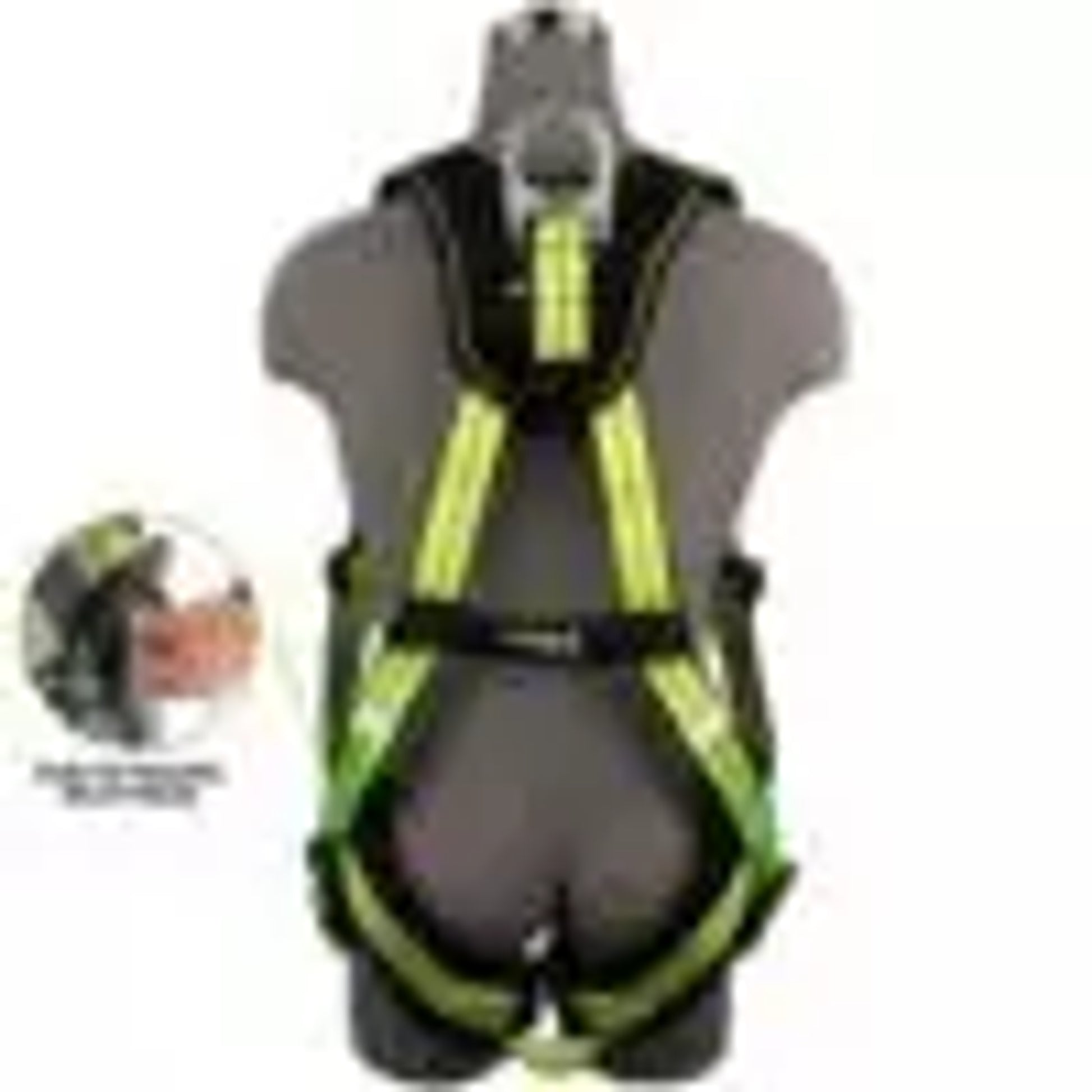 Safewaze PRO+ Harness: 1D, QC Chest, TB Legs, Trauma relief (3X) - 023-1253