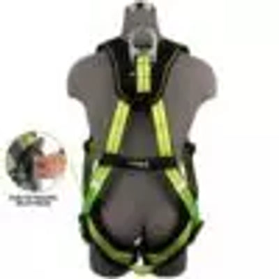 Safewaze PRO+ Harness: 1D, QC Chest, TB Legs, Trauma relief (3X) - 023-1253