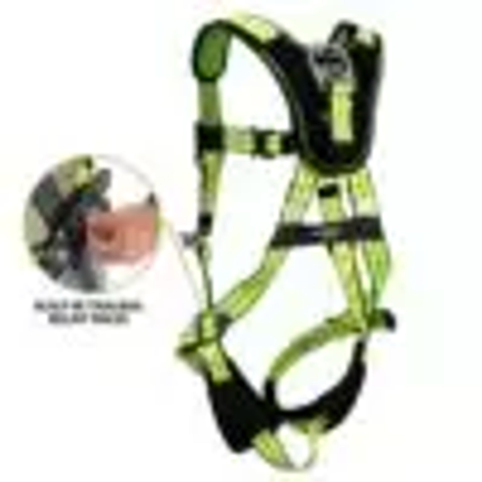 Safewaze PRO+ Harness: 1D, QC Chest, TB Legs, Trauma relief (3X) - 023-1253