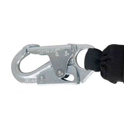 Safewaze Arc Flash 6' Energy Absorbing Lanyard: 12'FF, Aramid, Dual Leg, Tower Rebar Hook - 023-2098