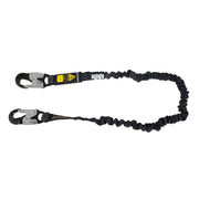 Safewaze Arc Flash 6' Internal Energy Absorbing Lanyard: Aramid, Alu Snap Hook - 023-2109