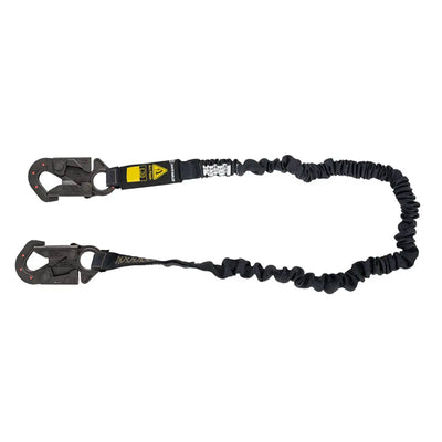 Safewaze Arc Flash 6' Internal Energy Absorbing Lanyard: Aramid, Dielectric Snap Hook - 023-2111