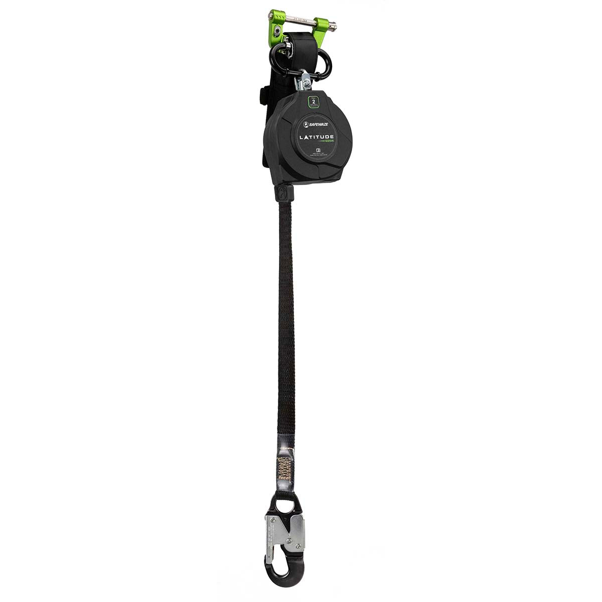 Safewaze Latitude Edge 8' Single Web SRL: Alu Snap Hook - 023-5342