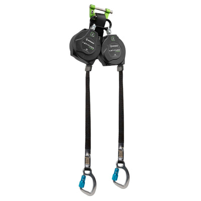 Safewaze Latitude Edge 8' Dual Web SRL: Alu Carabiners - 023-5349