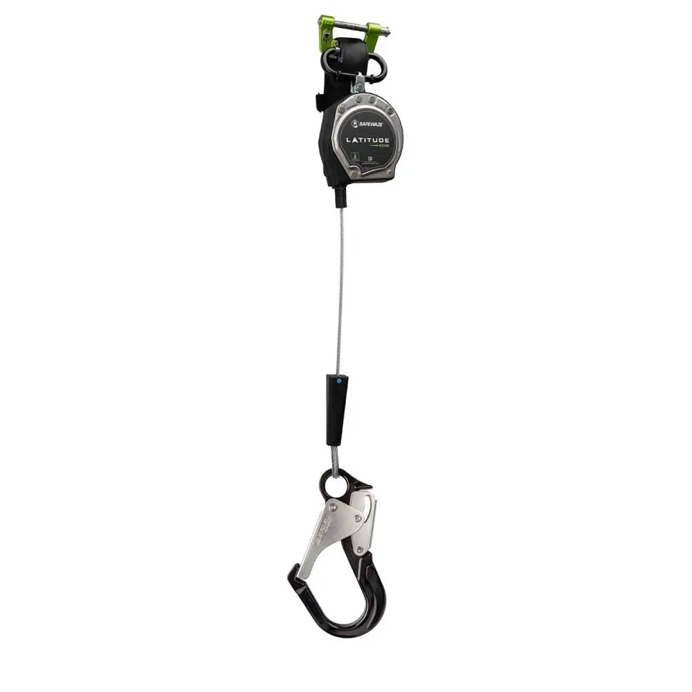 Safewaze Latitude Edge 6' Single Cable SRL: Alu Rebar Hook - 025-5612