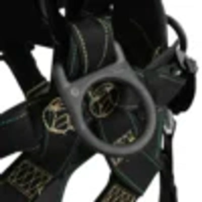 Safewaze Arc Flash Wind & Tower Harness: 5D, Removable Seat, QC Legs (L/XL) - 024-1386