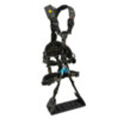 Safewaze Arc Flash Wind & Tower Harness: 5D, Removable Seat, QC Legs (L/XL) - 024-1386