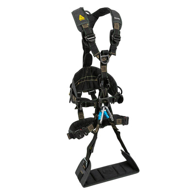 Safewaze Arc Flash Wind & Tower Harness: 5D, Removable Seat, QC Legs (2X) - 024-1387