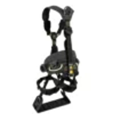 Safewaze Arc Flash Wind & Tower Harness: 5D, Removable Seat, QC Legs (L/XL) - 024-1386