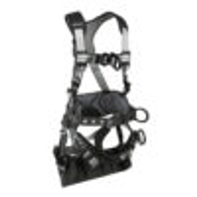 Safewaze PRO+ Slate Tower Construction Harness: Alu 3D, Alu QC Chest, Alu FD, Alu QC Legs, Tower Seat (XL) - 024-1490