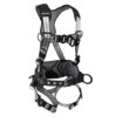 Safewaze PRO+ Slate Tower Construction Harness: Alu 3D, Alu QC Chest, Alu FD, TB Legs, Tower Seat (3X) - 024-1484