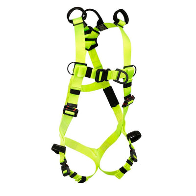 Safewaze Arc Flash Retrieval Harness: SL 3D, SL Shoulder D's, DE QC Chest, DE FD, DE QC Legs (3X) - 024-1541