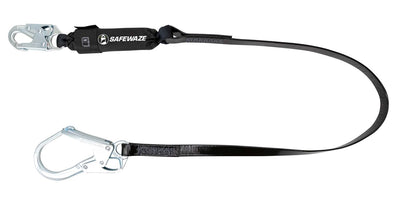 Safewaze PRO-Shield 6' Energy Absorbing Lanyard: Rebar Hook - 024-2138