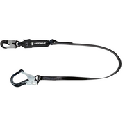 Safewaze PRO-Shield 6' Energy Absorbing Lanyard: Alu Rebar Hook - 024-2139