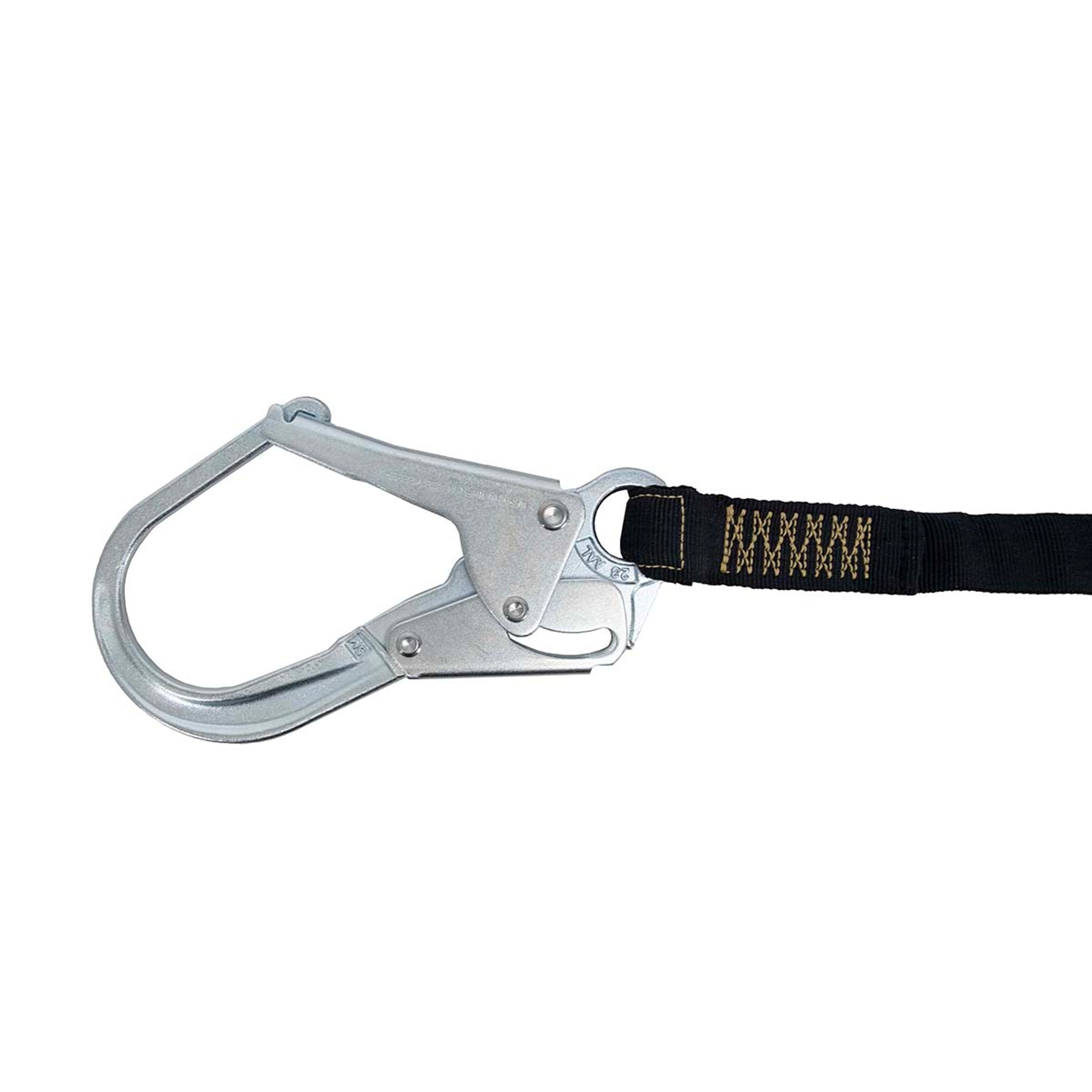Safewaze Arc Flash 6' Internal Energy Absorbing Lanyard: Aramid, Soft Loop, Rebar Hook - 024-2152