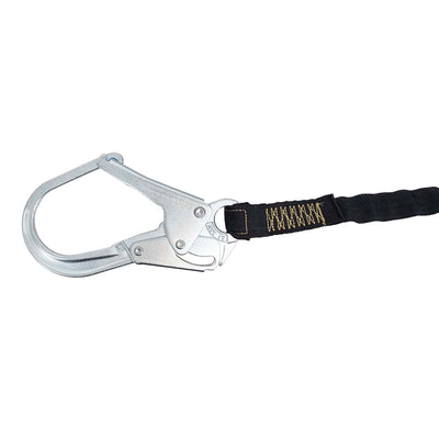 Safewaze Arc Flash 6' Internal Energy Absorbing Lanyard: Aramid, Dual Leg, Soft Loop, Rebar Hooks - 024-2153
