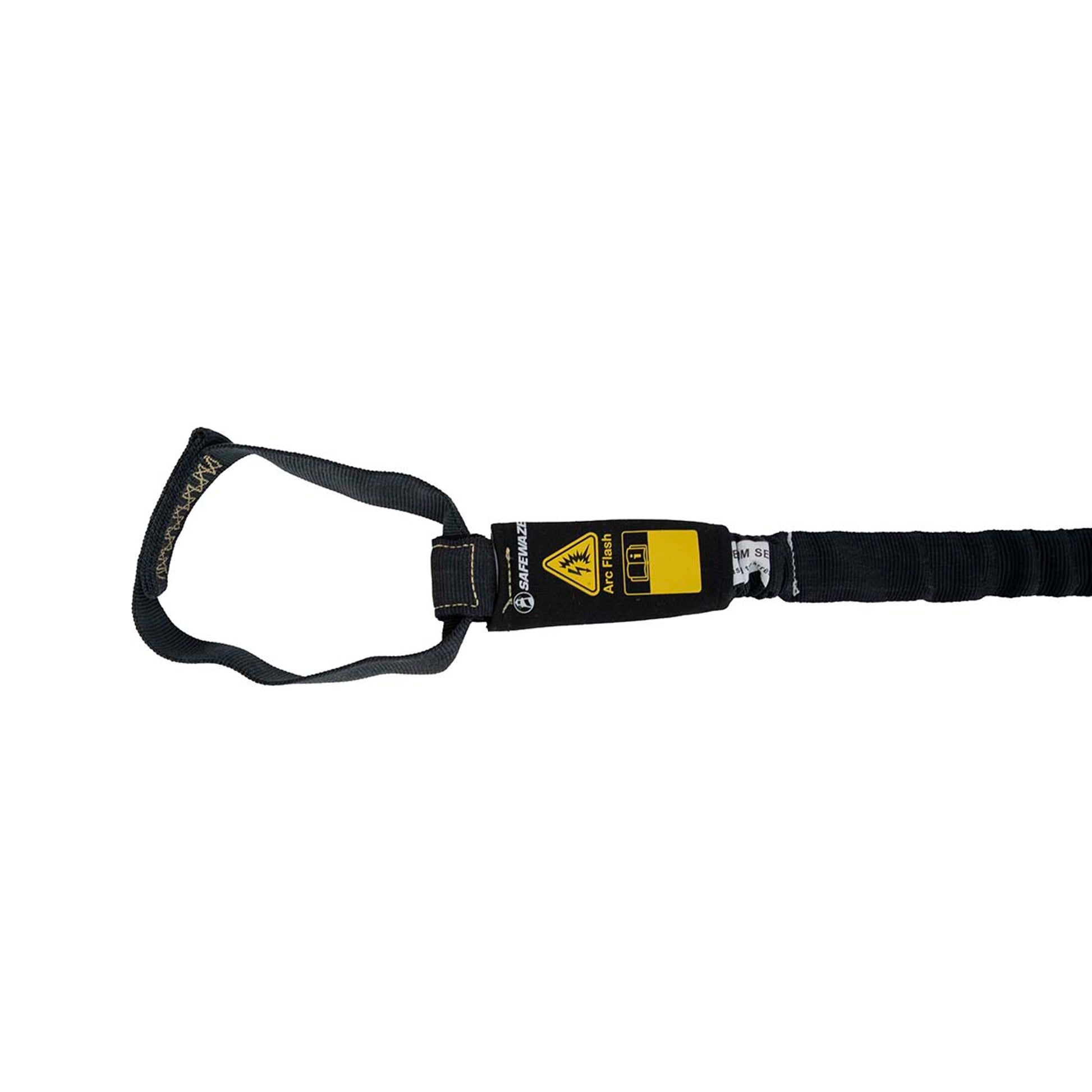 Safewaze Arc Flash 6' Internal Energy Absorbing Lanyard: Aramid, Soft Loop, Dielectric Snap Hook - 024-2158