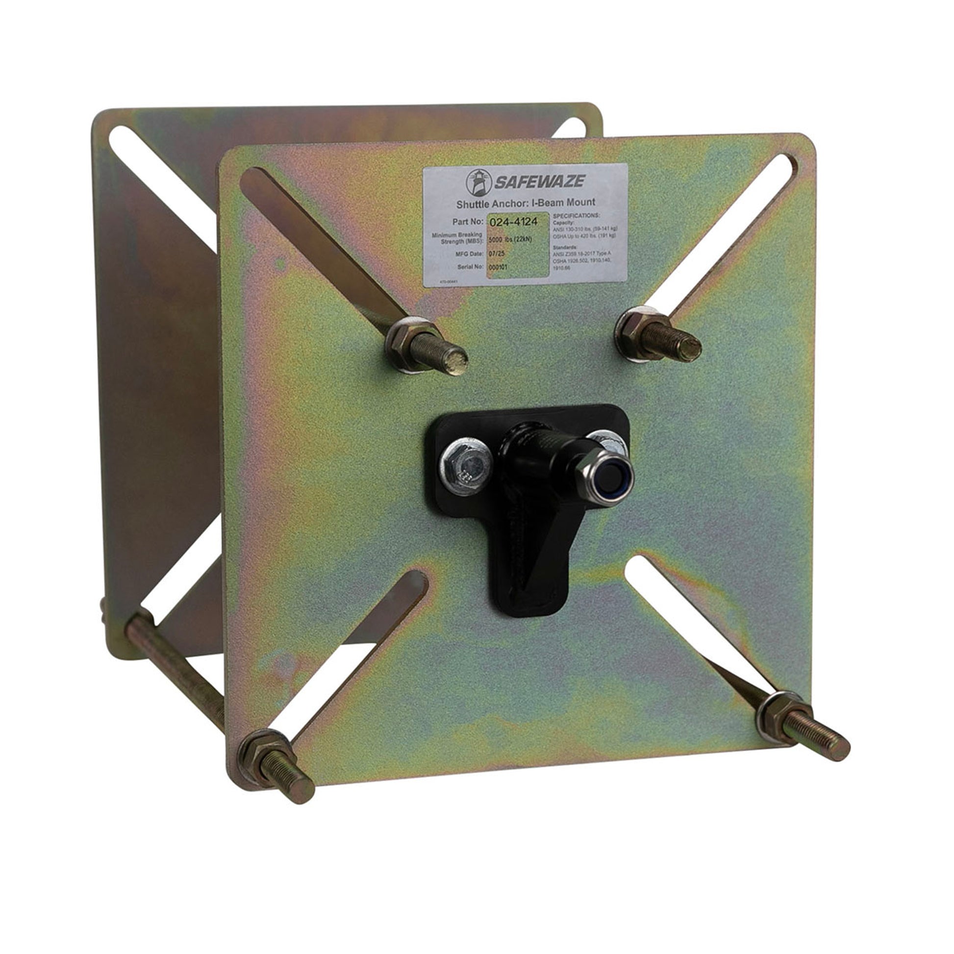 Safewaze Shuttle Anchor: I-Beam Mount - 024-4124