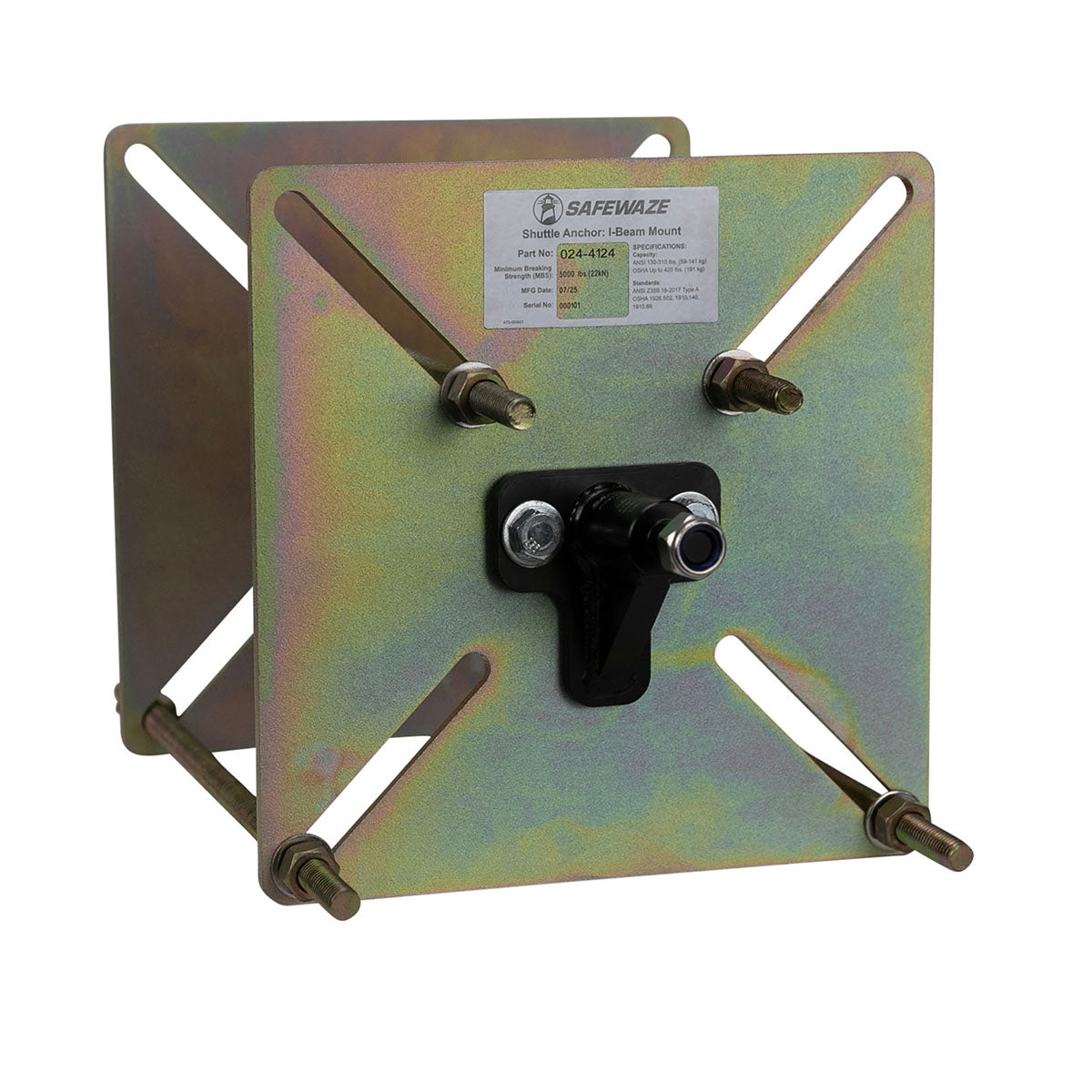 Safewaze Shuttle Anchor: I-Beam Mount - 024-4124