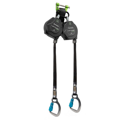 Safewaze Latitude Edge 6' Dual Web SRL: Alu Carabiners - 024-5385