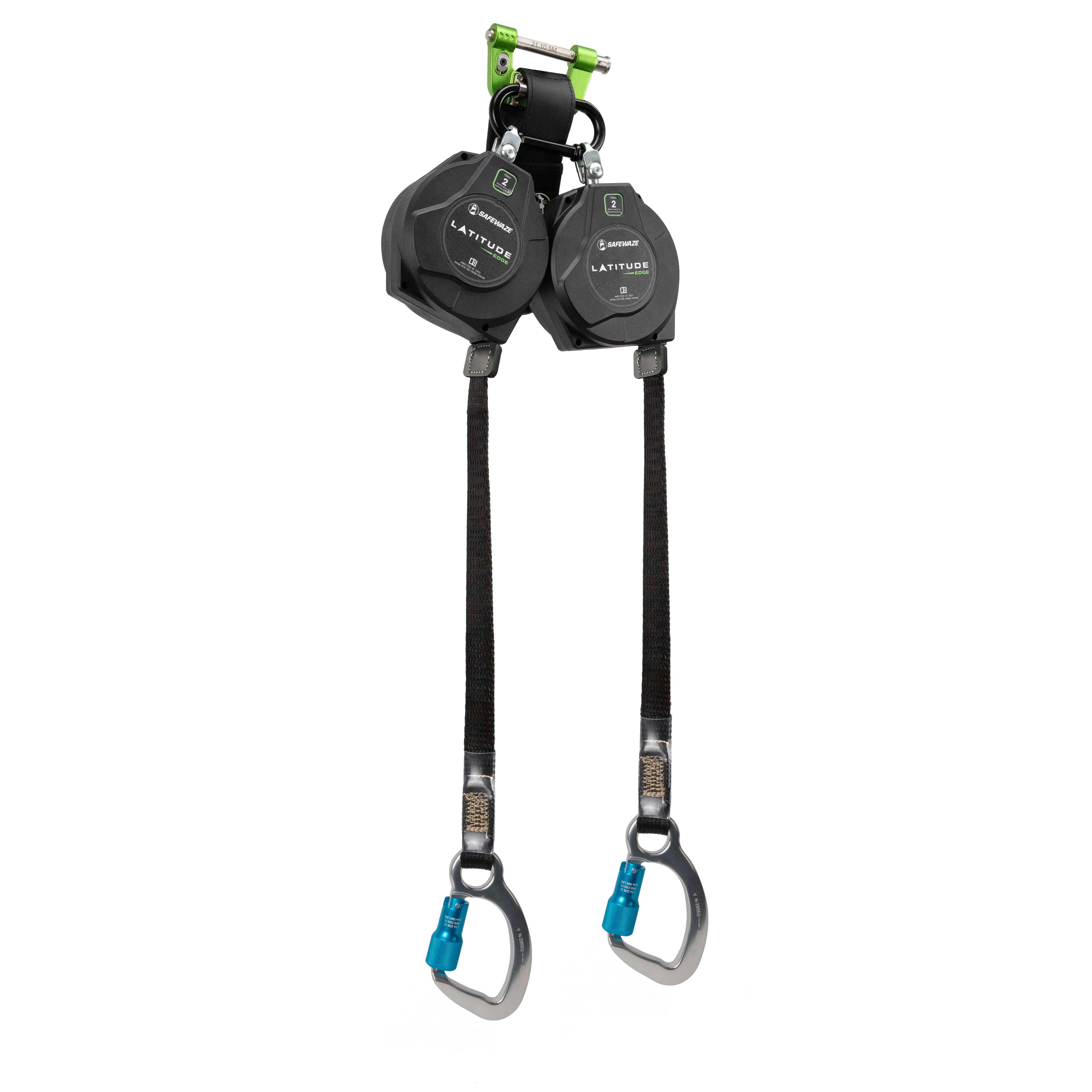 Safewaze Latitude Edge 6' Dual Web SRL: Alu Carabiners - 024-5385