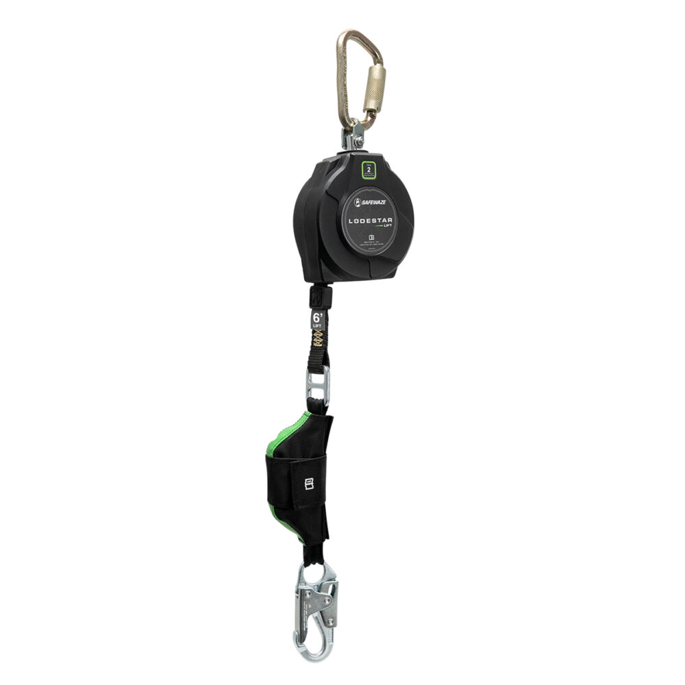 Safewaze Lodestar Lift 6' Single Web SRL: Snap Hook - 024-5410